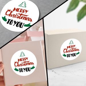 Αυτοκόλλητη Χριστουγεννιάτικη ετικέτα, Merry Christmas to you