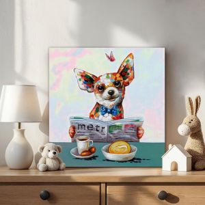 Πίνακας σε καμβά Woofmorning 2