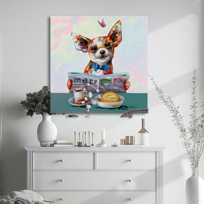 Canvas print Woofmorning