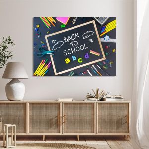 Canvas print Back to school Framed canvas View 1 2