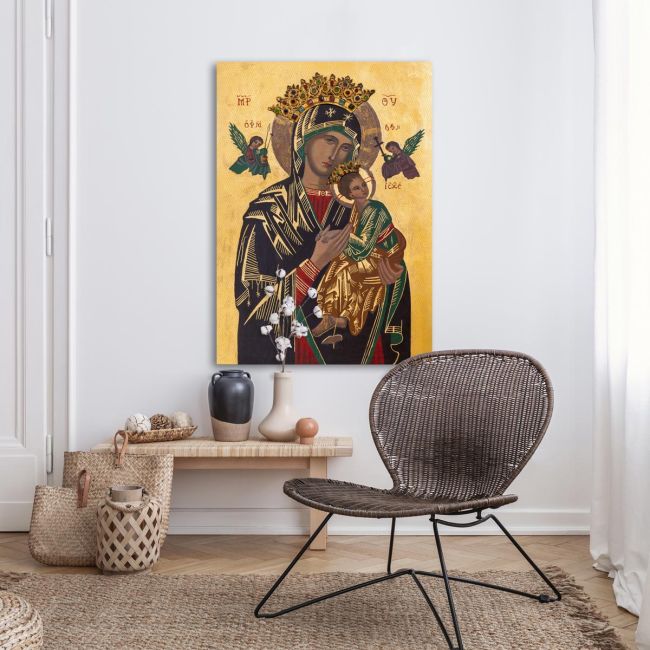 Canvas print Christ and Mary