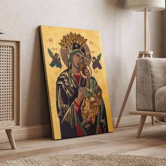Canvas print Christ and Mary