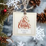 Christmas Wishes cards, personalized 5