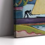 Canvas print Sailboat in morning, Macke A.