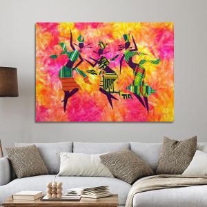 Πίνακας ζωγραφικής Texttile dance