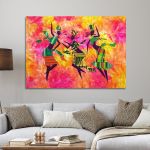 Πίνακας ζωγραφικής Texttile dance