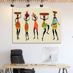 Canvas print African ladies