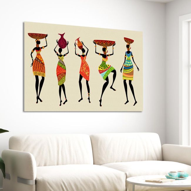 Canvas print African ladies