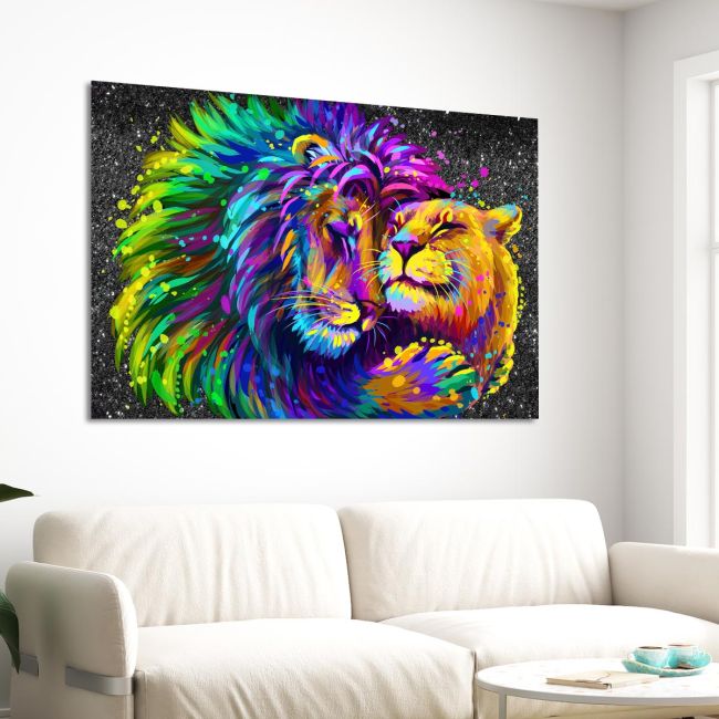Πίνακας Lion couple
