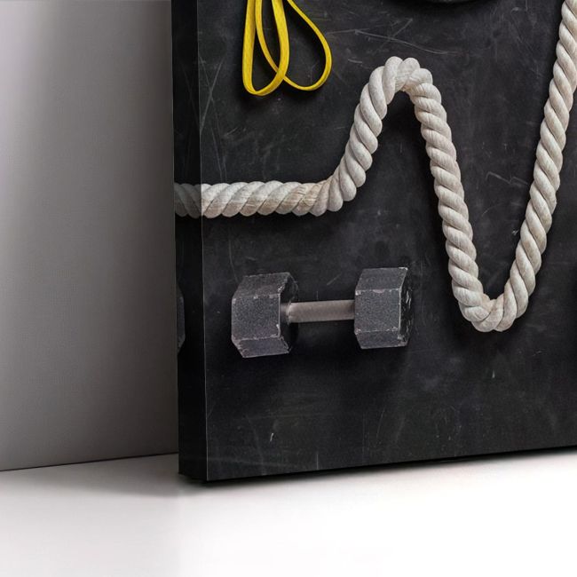 Canvas print Gymnasium synthesis