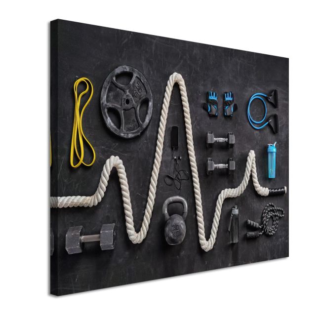 Canvas print Gymnasium synthesis