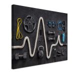 Canvas print Gymnasium synthesis