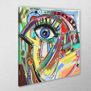 Canvas print square Abstract eye I 2