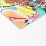 Canvas print square Abstract eye I