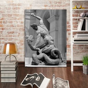 Canvas print Hercules fights Achelous