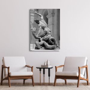 Canvas print Hercules fights Achelous Framed canvas View 1 2