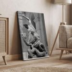Canvas print Hercules fights Achelous