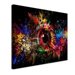 Canvas print Grunge eye