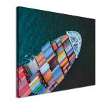 Canvas print Tanker vertical view