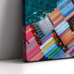 Canvas print Tanker vertical view