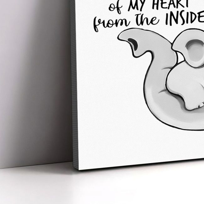 Kids canvas print No one else will know