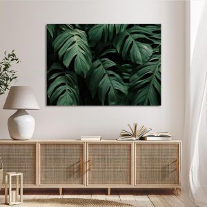 Πίνακας Palm leaves Καμβάς τελαρωμένος Όψη 1 2