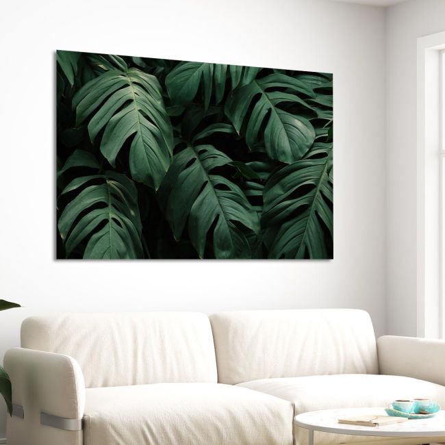 Canvas print Palm leaves