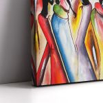 Canvas print Africa in many colours