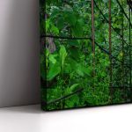 Canvas print Hanging forest bridge