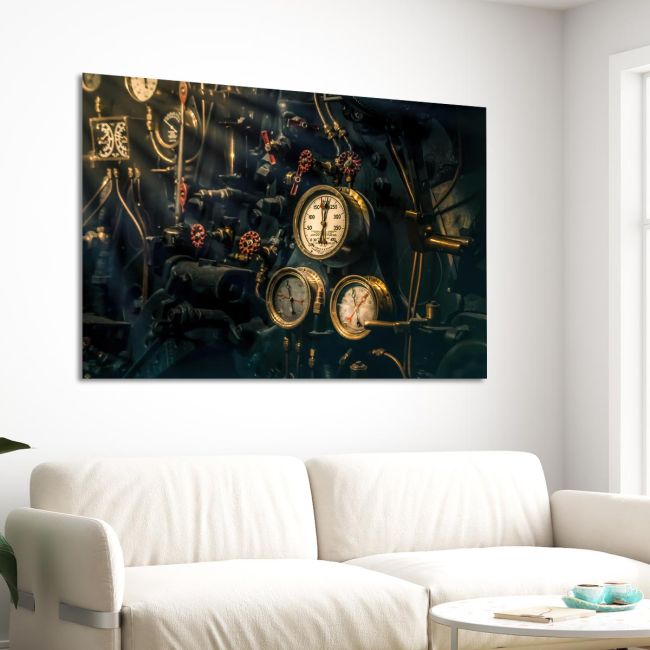 Canvas print When steam counts