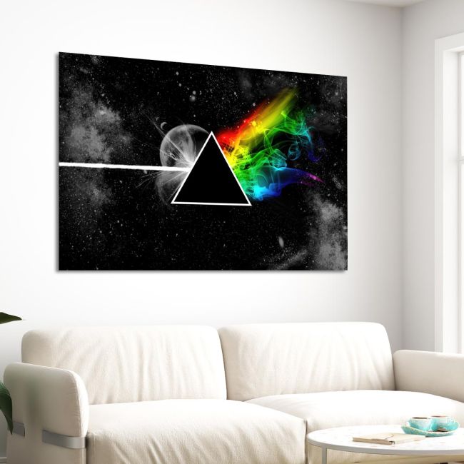 Canvas printDarkness, Light, Color