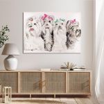 Canvas print Sex and city (Canine version)