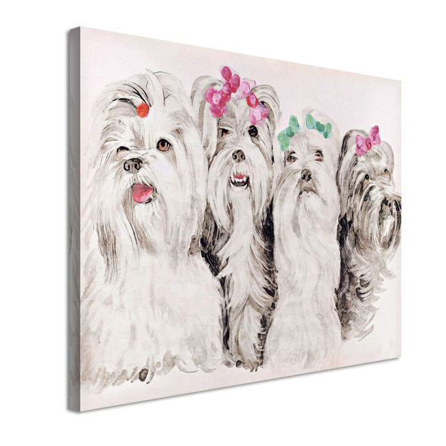 Canvas print Sex and city (Canine version)