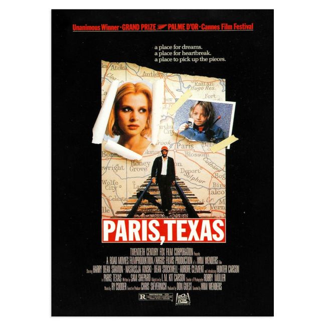 Paris, Texas, poster