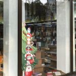 Χριστουγεννιάτικο αυτοκόλλητο, Christmas Peekaboo Woodland art1