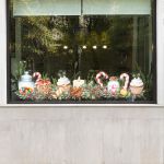 Chrsitmas sticker, Christmas Ornaments White and Gold