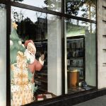 Χριστουγεννιάτικο αυτοκόλλητο, Christmas Santa Peekaboo