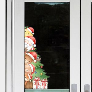 Χριστουγεννιάτικο αυτοκόλλητο, Christmas Peekaboo art 2 2