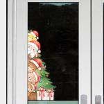 Christmas sticker, Christmas Peekaboo