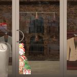 Χριστουγεννιάτικο αυτοκόλλητο, Christmas Peekaboo art 2