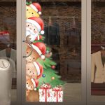 Χριστουγεννιάτικο αυτοκόλλητο, Christmas Peekaboo art 2