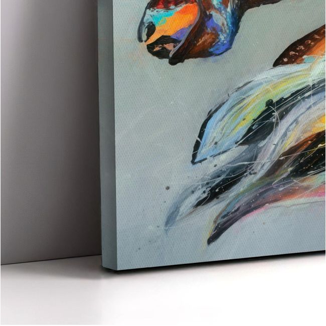 Canvas print Colorful horse