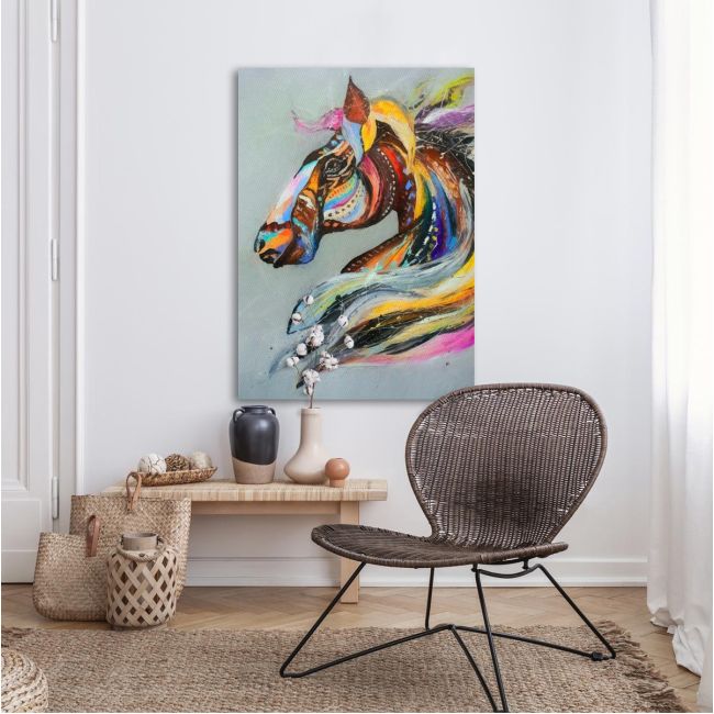 Πίνακας ζωγραφικής Colorful horse