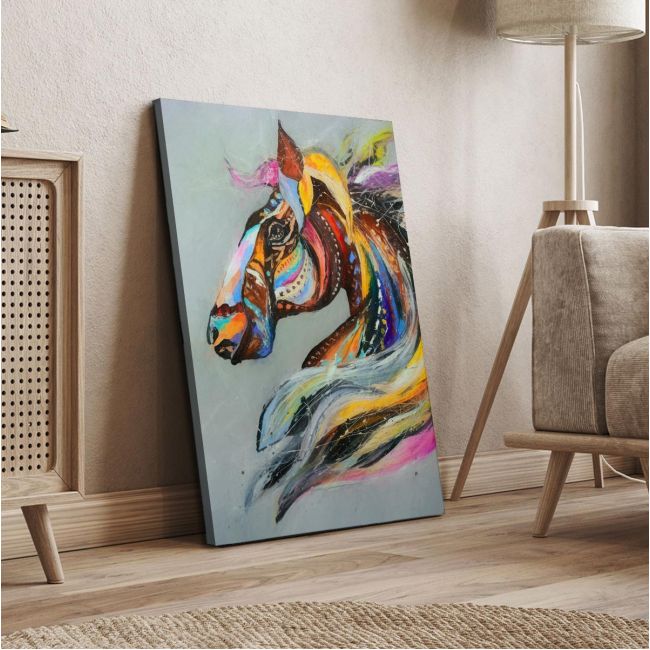 Πίνακας ζωγραφικής Colorful horse
