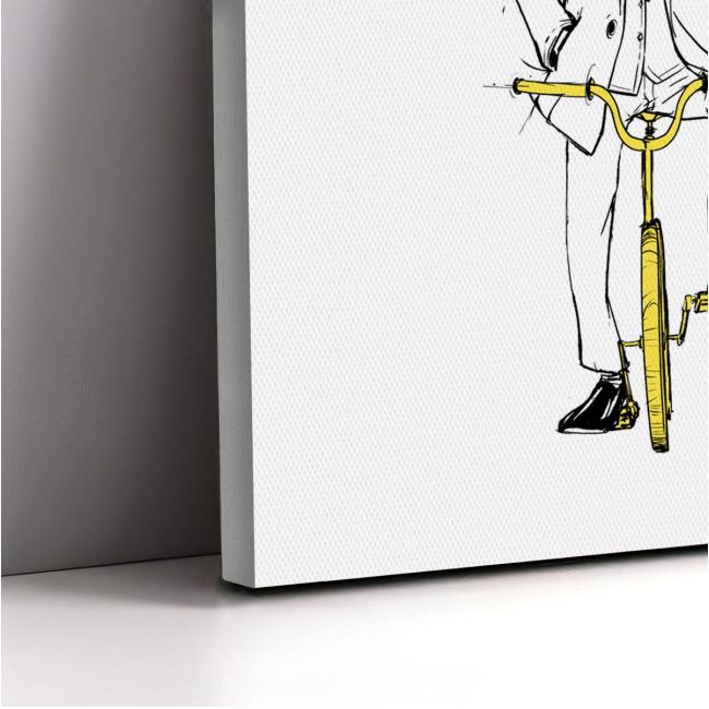 Canvas print A zebra ride