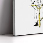 Canvas print A zebra ride