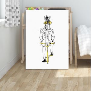 Πίνακας ζωγραφικής A zebra ride