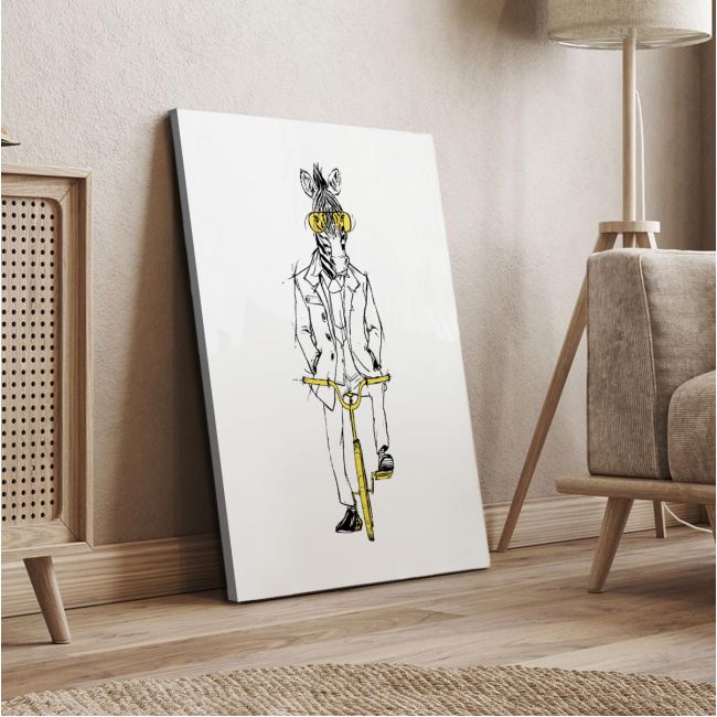 Πίνακας ζωγραφικής A zebra ride