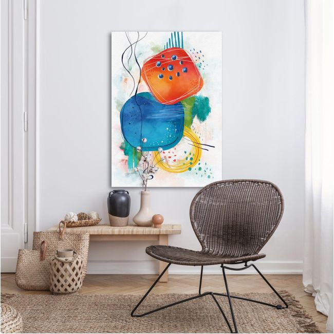 Canvas print Many abstract shapes