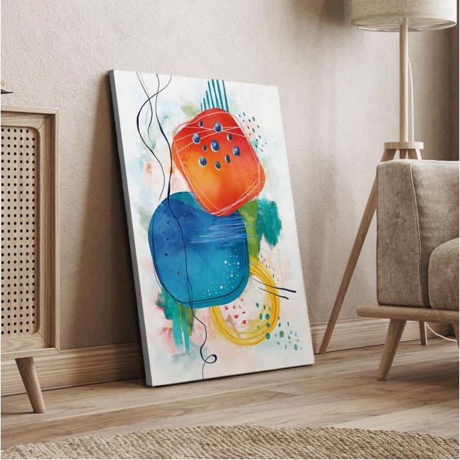 Canvas print Many abstract shapes